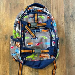Pottery Barn Kids Cars Trucks Things That Go Print Boy’s Backpack